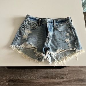 Pac Sun High rise festival Jean shorts
